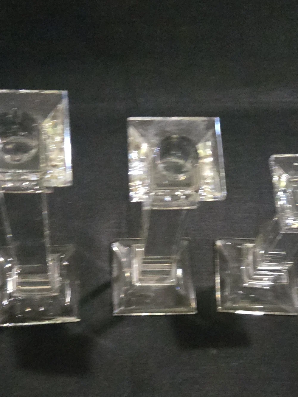 Mikasa Pedestal Candle Holders - Set of 3